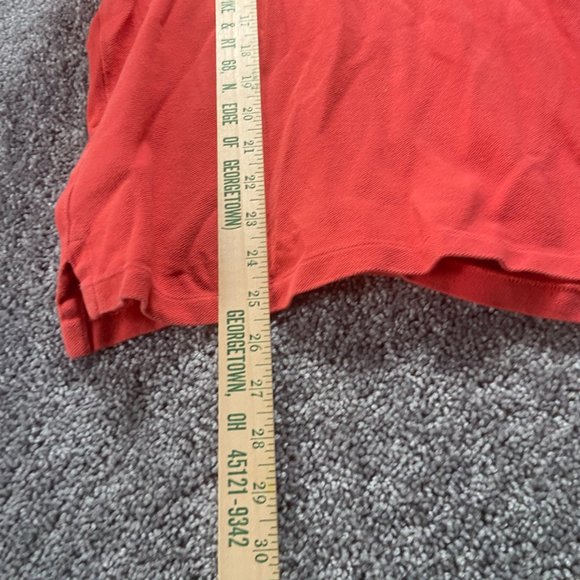 Polo Ralph Lauren Shirt Mens Medium Orange Polo Big Pony Short Sleeve Embroidery - Picture 5 of 10